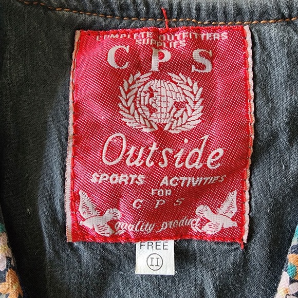 CPS Denim Vest Womens Large Floral Western Cowgirl Rodeo 80s Cottagecore Country - Picture 6 of 16